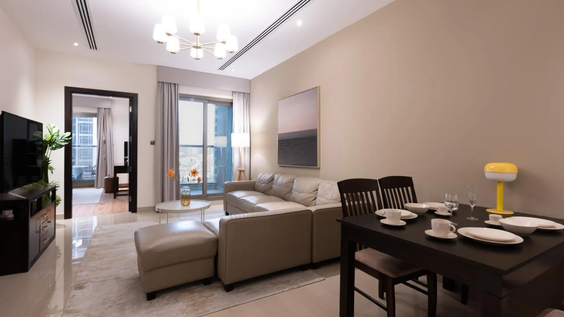 Appartement Luxurious 1Br In Elite With Burj Khalifa View à Dubaï